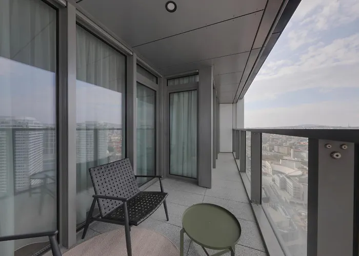 Eurovea Tower With Free Parking Apartmán Bratislava